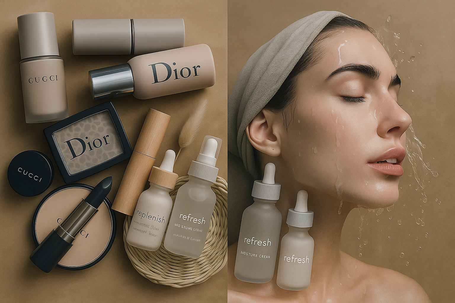 Beauty Products Background